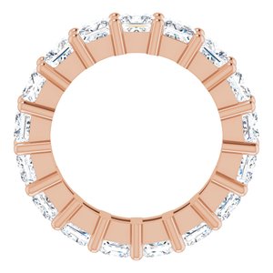 10K Rose Gold 4 1/4 CTW Natural Diamond Eternity Band Size 4.75