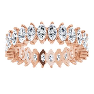 14K Rose Gold 1 3/4 CTW Natural Diamond Eternity Band Size 5