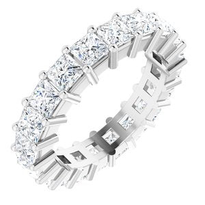 10K White Gold 3 1/4 CTW Lab-Grown Diamond Eternity Band Size 5