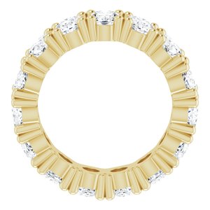 14K Yellow Gold 6 CTW Lab-Grown Diamond Eternity Band Size 5.25