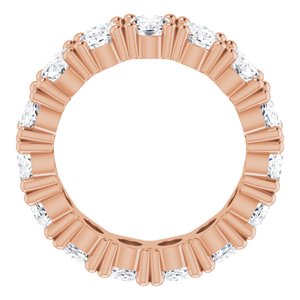 10K Rose Gold 5 1/2 CTW Natural Diamond Eternity Band Size 5.25