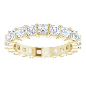 14K Yellow Gold 2 1/8 CTW Lab-Grown Diamond Eternity Band Size 5