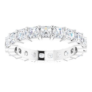 14K White Gold 2 1/8 CTW Lab-Grown Diamond Eternity Band Size 5