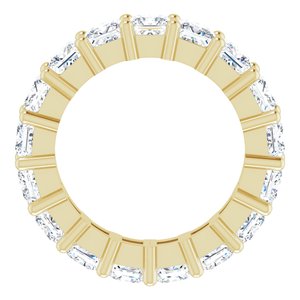 10K Yellow Gold 4 1/4 CTW Natural Diamond Eternity Band Size 5