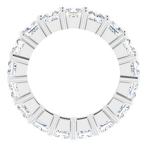10K White Gold 4 1/4 CTW Natural Diamond Eternity Band Size 5