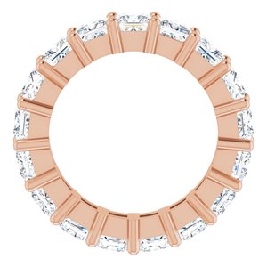 10K Rose Gold 4 1/4 CTW Natural Diamond Eternity Band Size 5