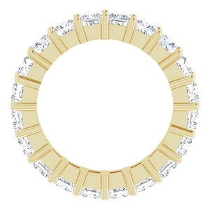 14K Yellow Gold 3 1/4 CTW Lab-Grown Diamond Eternity Band Size 5