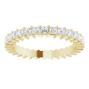 10K Yellow Gold 1 CTW Lab-Grown Diamond Eternity Band Size 5.25