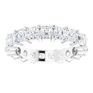 14K White Gold 3 CTW Lab-Grown Diamond Eternity Band Size 5