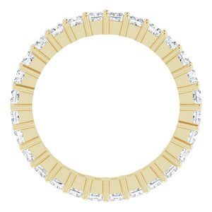 10K Yellow Gold 1 1/4 CTW Lab-Grown Diamond Eternity Band Size 5