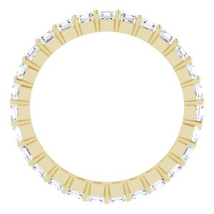 14K Yellow Gold 1 1/3 CTW Lab-Grown Diamond Eternity Band Size 5