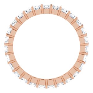 14K Rose Gold 1 1/3 CTW Lab-Grown Diamond Eternity Band Size 5