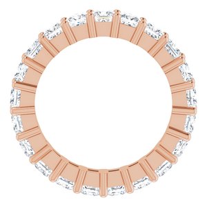 14K Rose Gold 2 1/3 CTW Lab-Grown Diamond Eternity Band Size 5