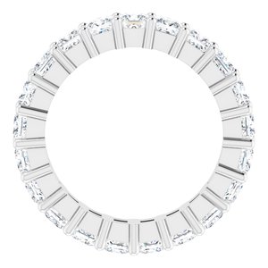 10K White Gold 2 1/3 CTW Lab-Grown Diamond Eternity Band Size 5