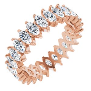 14K Rose Gold 1 3/4 CTW Natural Diamond Eternity Band Size 5
