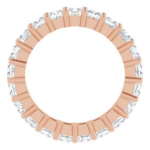 10K Rose Gold 2 1/3 CTW Lab-Grown Diamond Eternity Band Size 5.25