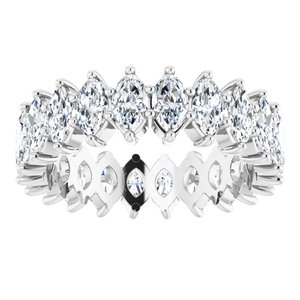 Platinum 2 7/8 CTW Lab-Grown Diamond Eternity Band Size 5