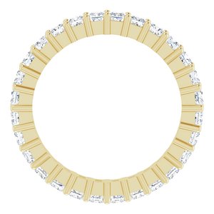 10K Yellow Gold 1 1/4 CTW Lab-Grown Diamond Eternity Band Size 5.25