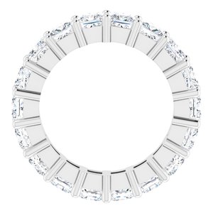 10K White Gold 4 1/2 CTW Lab-Grown Diamond Eternity Band Size 5.25
