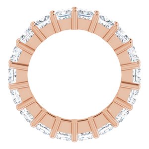 10K Rose Gold 4 1/2 CTW Lab-Grown Diamond Eternity Band Size 5.25