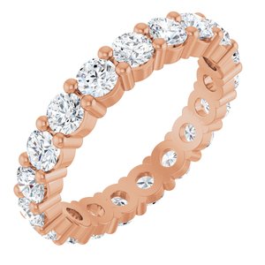 10K Rose Gold 1 3/4 CTW Lab-Grown Diamond Eternity Band Size 6