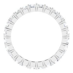14K White Gold 1 3/4 CTW Lab-Grown Diamond Eternity Band Size 5