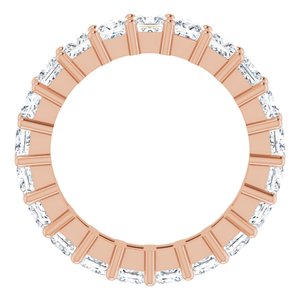 14K Rose Gold 3 3/8 CTW Lab-Grown Diamond Eternity Band Size 6