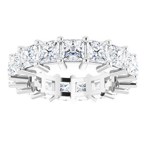 14K White Gold 4 3/4 CTW Lab-Grown Diamond Eternity Band Size 6