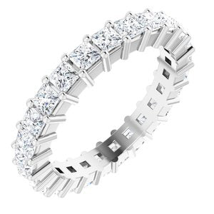 10K White Gold 2 1/6 CTW Lab-Grown Diamond Eternity Band Size 5.25