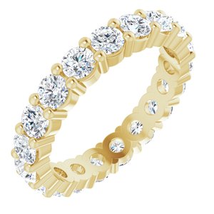10K Yellow Gold 1 3/4 CTW Lab-Grown Diamond Eternity Band Size 5.5