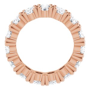 10K Rose Gold 5 1/2 CTW Lab-Grown Diamond Eternity Band Size 5.5