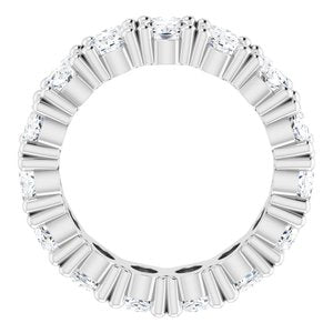 14K White Gold 6 CTW Lab-Grown Diamond Eternity Band Size 5.5