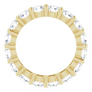 14K Yellow Gold 3 1/3 CTW Lab-Grown Diamond Eternity Band Size 5.5