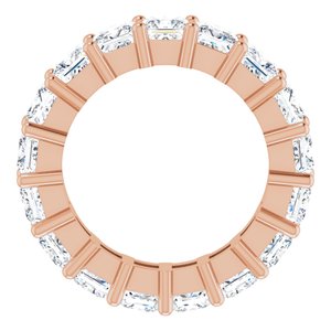 10K Rose Gold 4 3/4 CTW Lab-Grown Diamond Eternity Band Size 5.25
