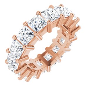 14K Rose Gold 4 1/2 CTW Lab-Grown Diamond Eternity Band Size 4