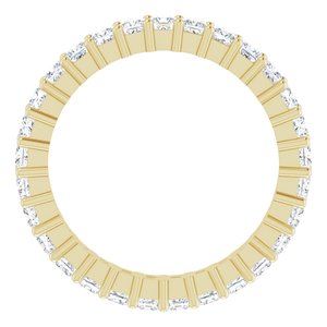 14K Yellow Gold 1 1/3 CTW Lab-Grown Diamond Eternity Band Size 6