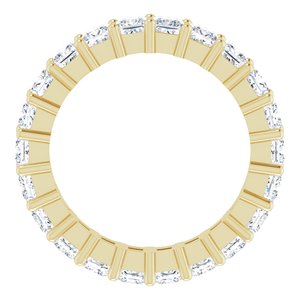 14K Yellow Gold 2 3/8 CTW Lab-Grown Diamond Eternity Band Size 6