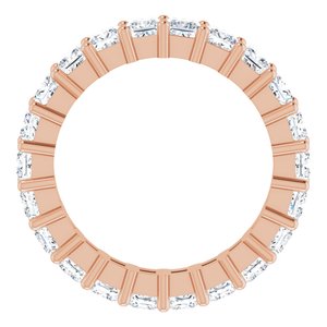 14K Rose Gold 2 3/8 CTW Lab-Grown Diamond Eternity Band Size 6