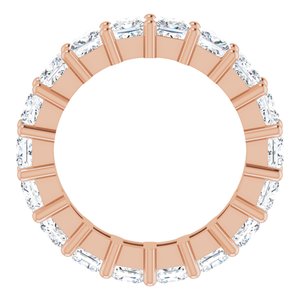 10K Rose Gold 4 1/2 CTW Natural Diamond Eternity Band Size 6.25