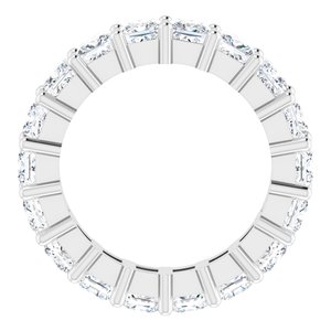 10K White Gold 4 1/2 CTW Lab-Grown Diamond Eternity Band Size 6.25