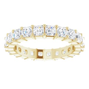 14K Yellow Gold 2 1/5 CTW Lab-Grown Diamond Eternity Band Size 5.5