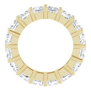 14K Yellow Gold 6 3/8 CTW Lab-Grown Diamond Eternity Band Size 5.5