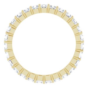 14K Yellow Gold 1 1/3 CTW Lab-Grown Diamond Eternity Band Size 5.5