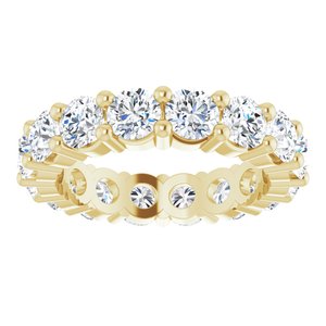 14K Yellow Gold 3 1/3 CTW Lab-Grown Diamond Eternity Band Size 5.5