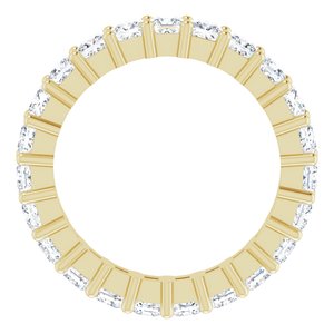 14K Yellow Gold 2 1/6 CTW Lab-Grown Diamond Eternity Band Size 5.5