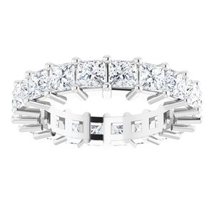 10K White Gold 3 1/4 CTW Lab-Grown Diamond Eternity Band Size 5.25