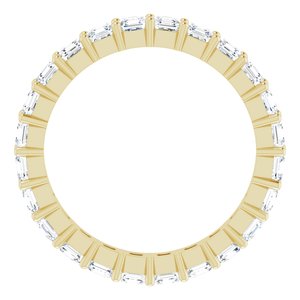 14K Yellow Gold 1 3/4 CTW Lab-Grown Diamond Eternity Band Size 5.5