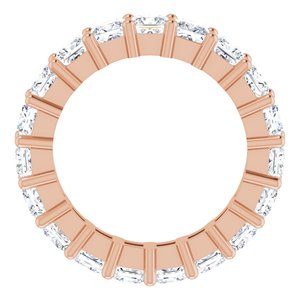 10K Rose Gold 3 3/4 CTW Natural Diamond Eternity Band Size 5.5