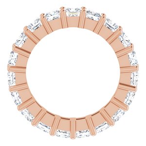 10K Rose Gold 3 3/4 CTW Natural Diamond Eternity Band Size 5.25