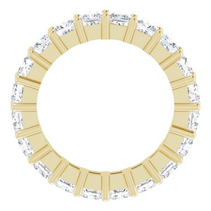 10K Yellow Gold 3 1/4 CTW Lab-Grown Diamond Eternity Band Size 5.25